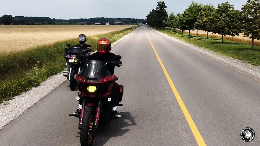 Country Roads, Coffee & Donuts on HARLEY-DAVIDSONS!