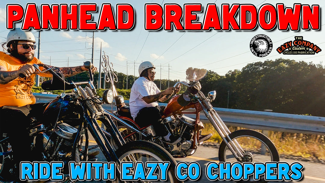 Ride with Eazy Co Choppers | Harley Davidson Panhead Breakdown!