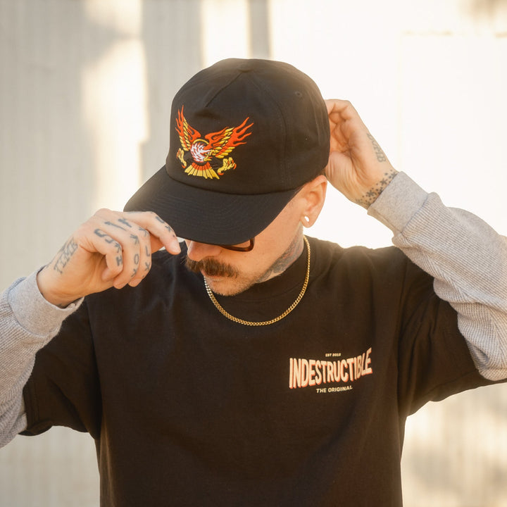 Flaming Eagle Snapback - Indestructible MFG