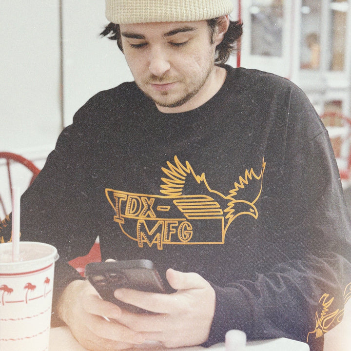 Eagle and Flames Long Sleeve - Indestructible MFG