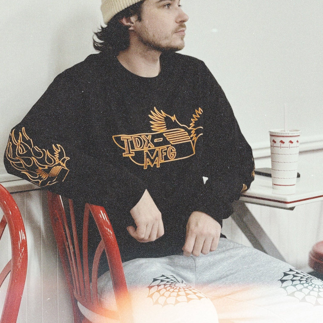 Eagle and Flames Long Sleeve - Indestructible MFG