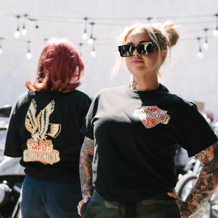 Banner & Shield Tee - Indestructible MFG
