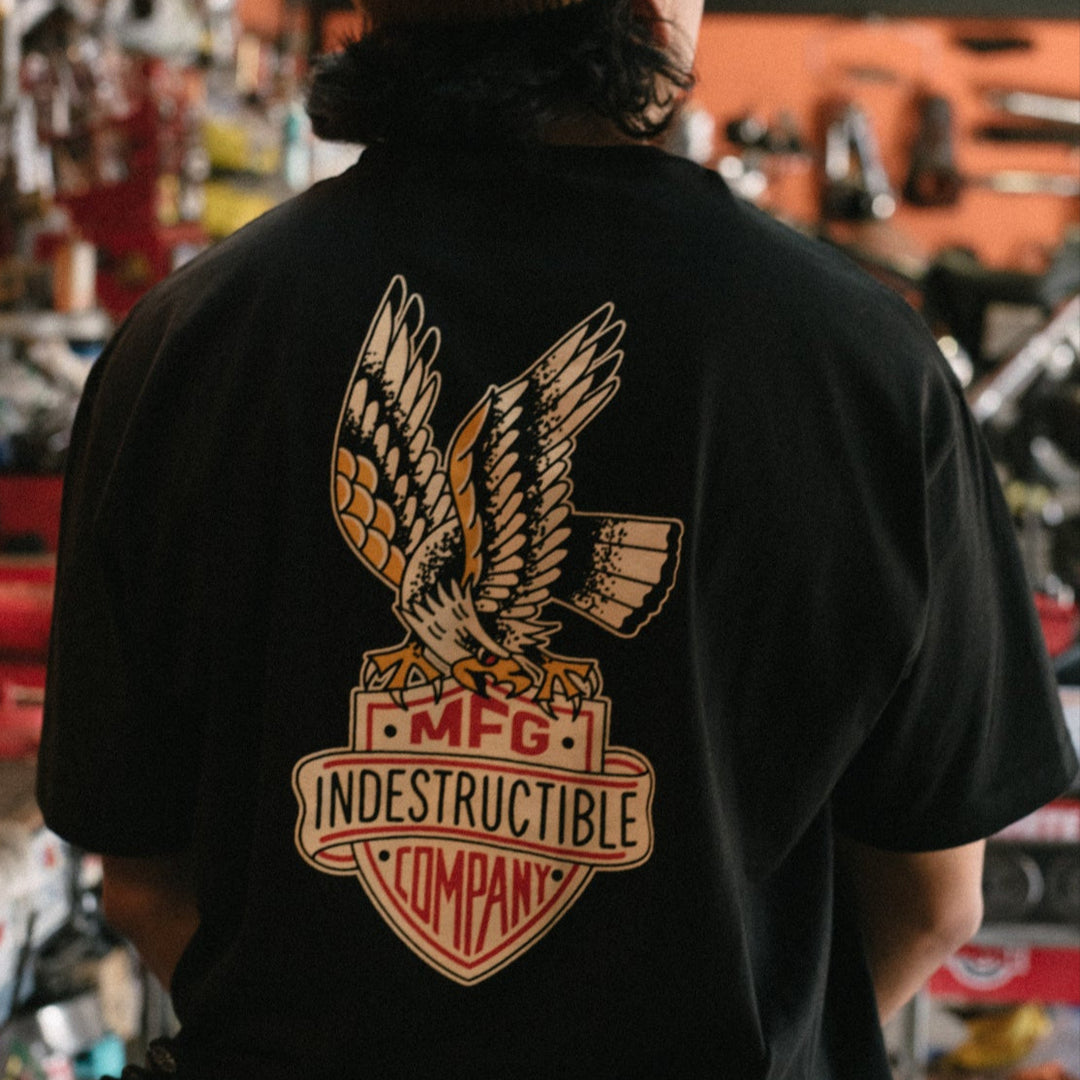 Banner & Shield Tee - Indestructible MFG
