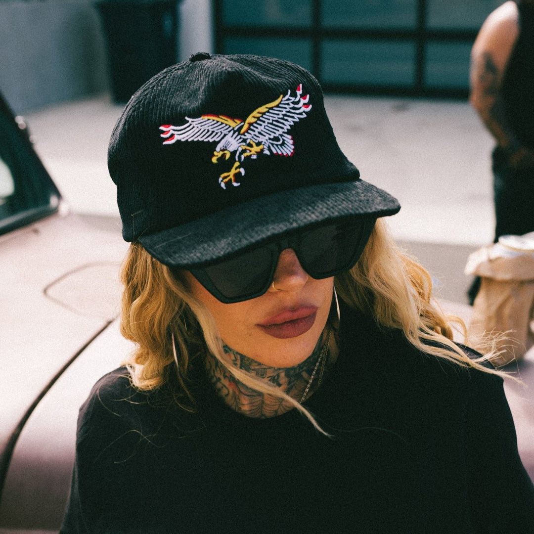 Corduroy Eagle Snapback - Indestructible MFG