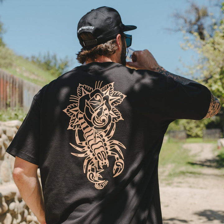Scorpion Rose Tee - Indestructible MFG