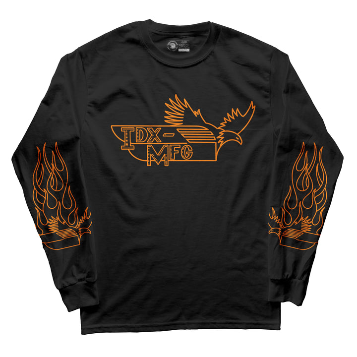 Eagle and Flames Long Sleeve - Indestructible MFG