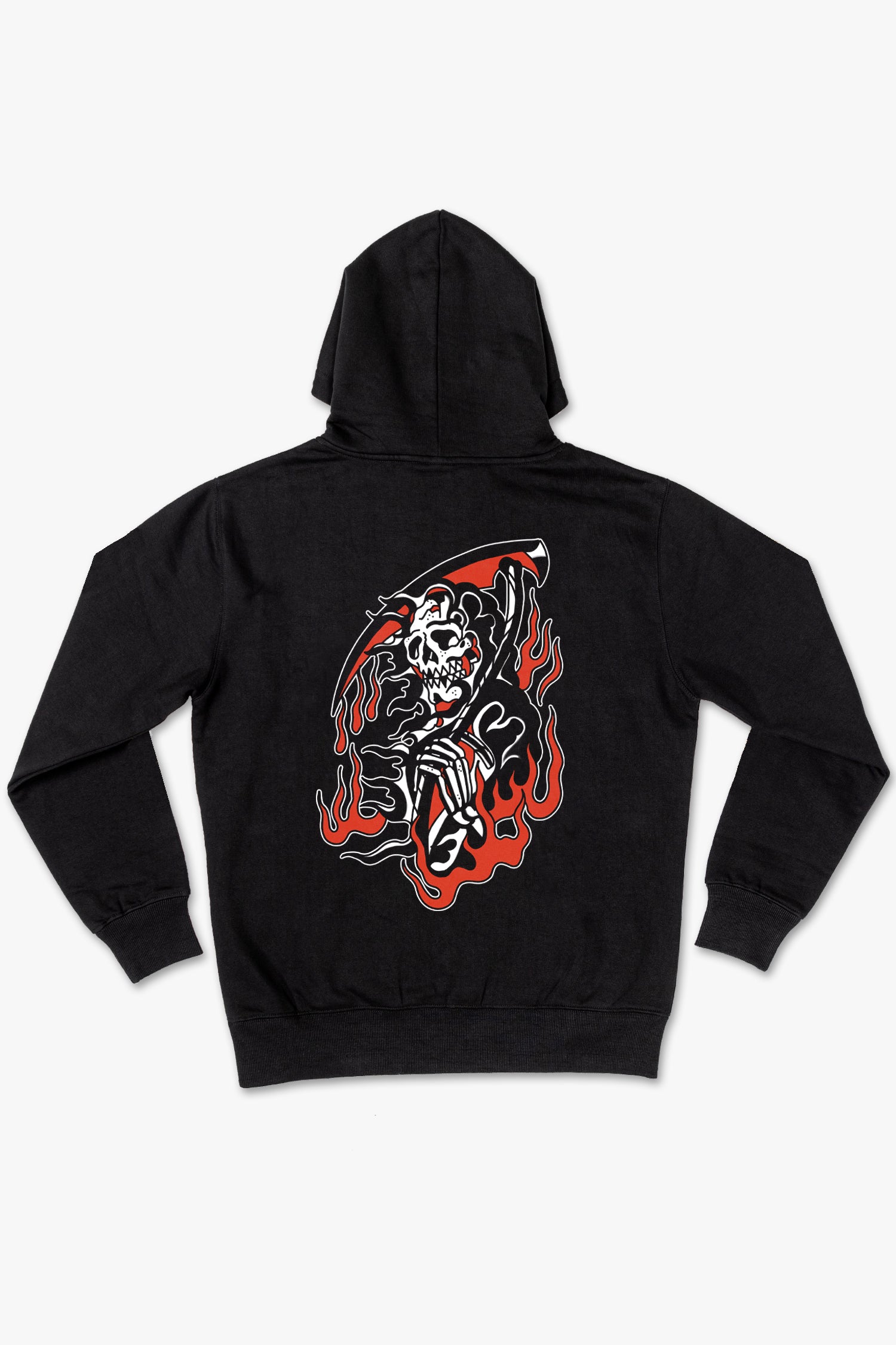 Hoodie flames best sale