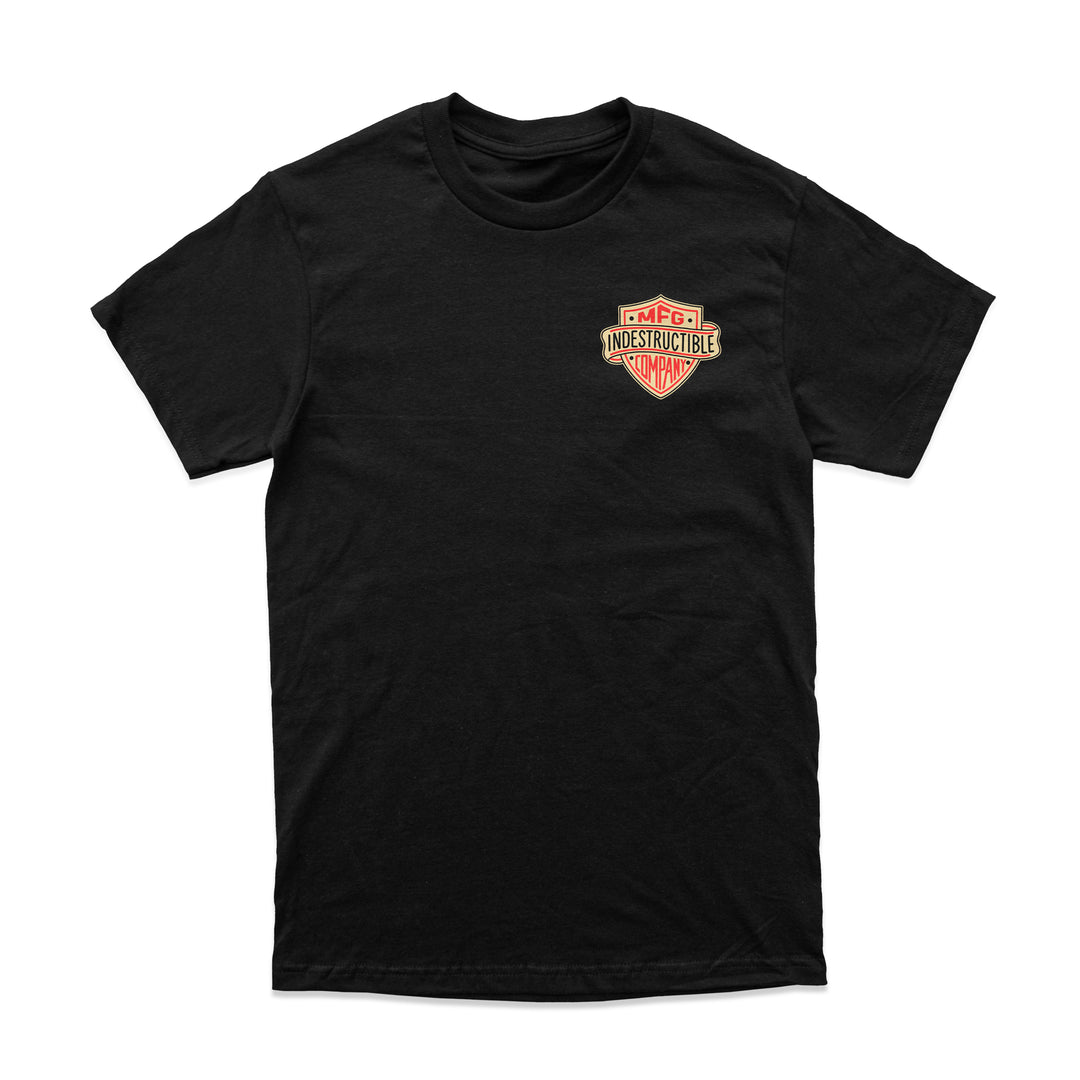 Banner & Shield Tee - Indestructible MFG