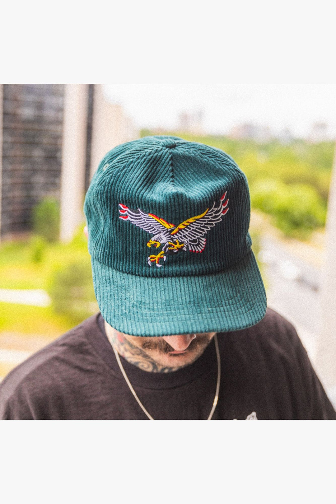 Corduroy Eagle Snapback - Indestructible MFG