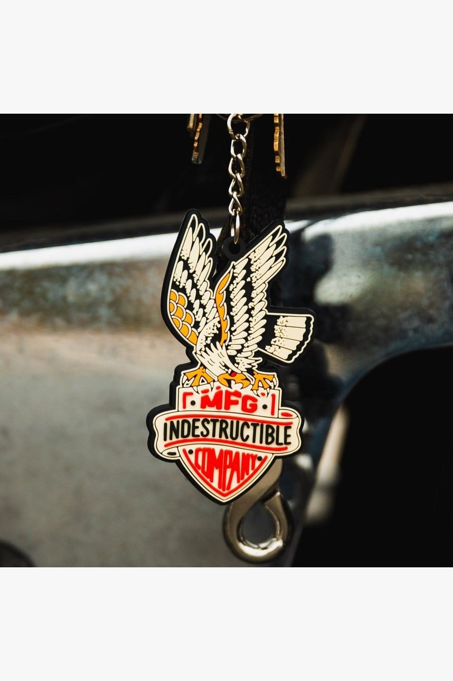 Banner and Shield Keychain - Indestructible MFG