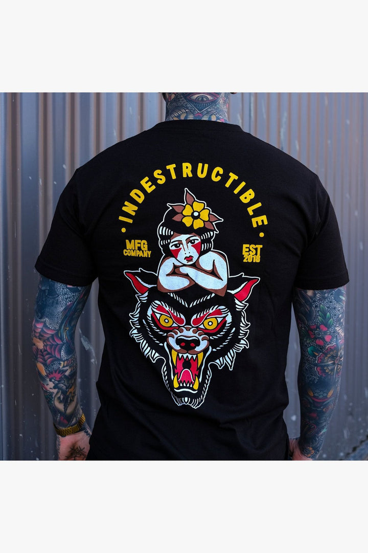 The Wolf Keeper Tee - Black - Indestructible MFG