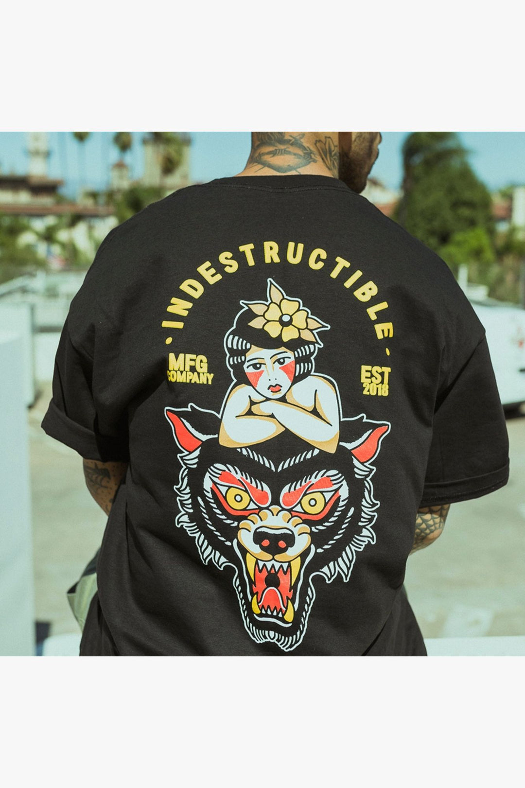 The Wolf Keeper Tee - Black - Indestructible MFG