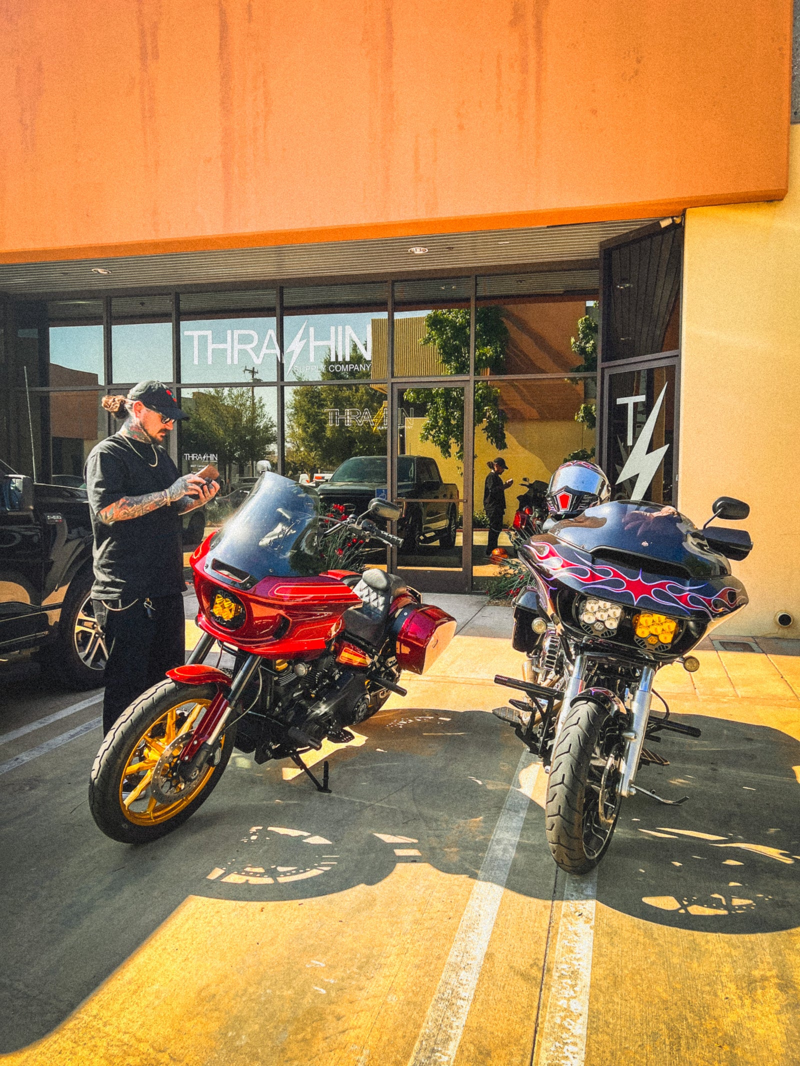 Riding Harley-Davidsons in California! Visiting VGHC & Thrashin Supply!
