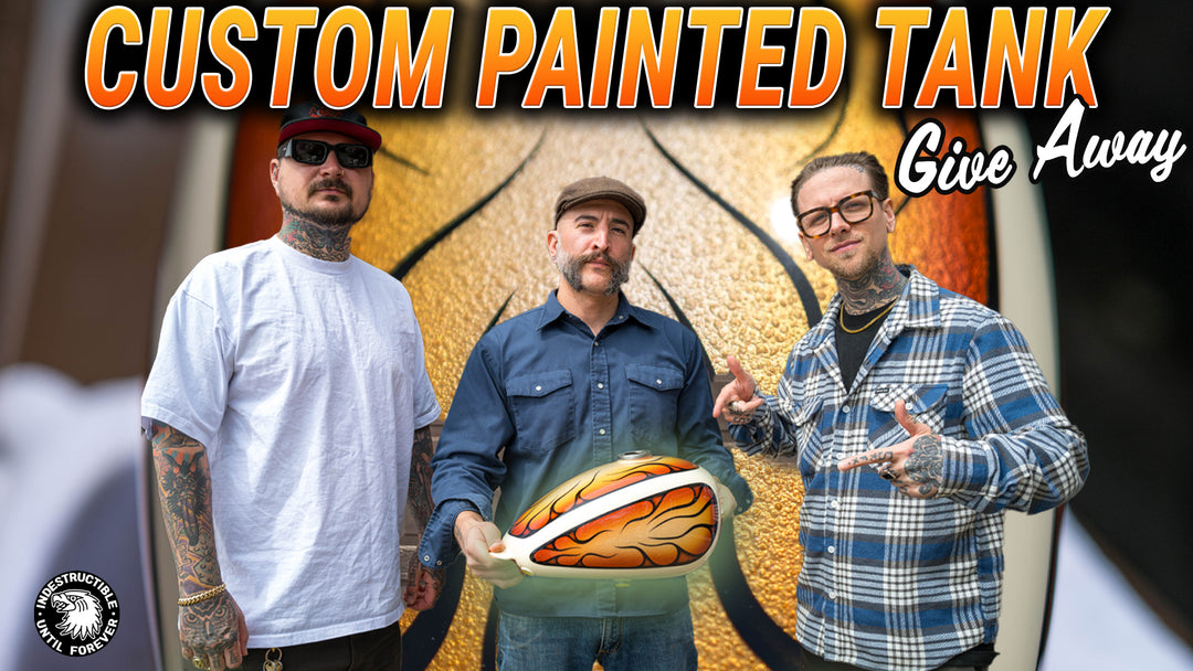 We're giving away a custom painted motorcycle tank
