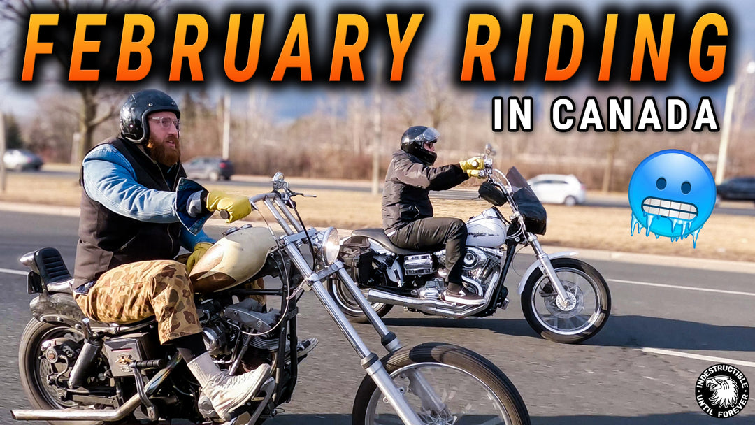 Riding Harley Davidsons in February in Canada | New Jacket