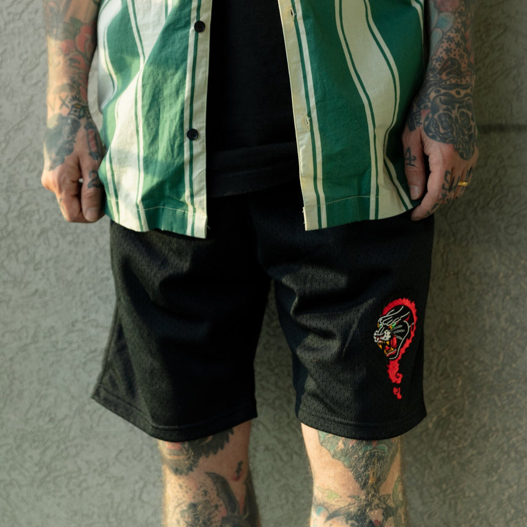 Burning Question Mesh Shorts