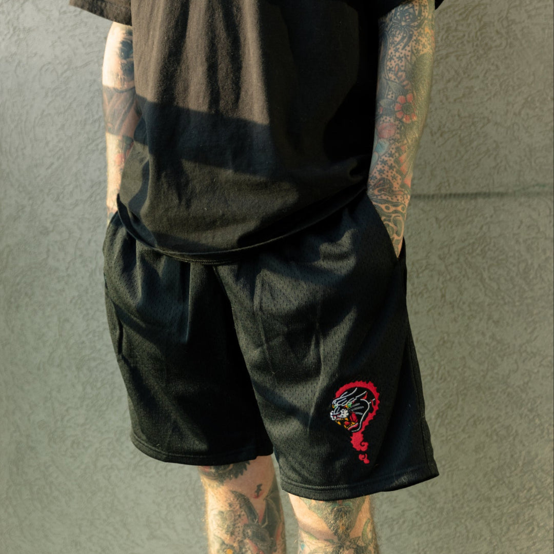 Burning Question Mesh Shorts