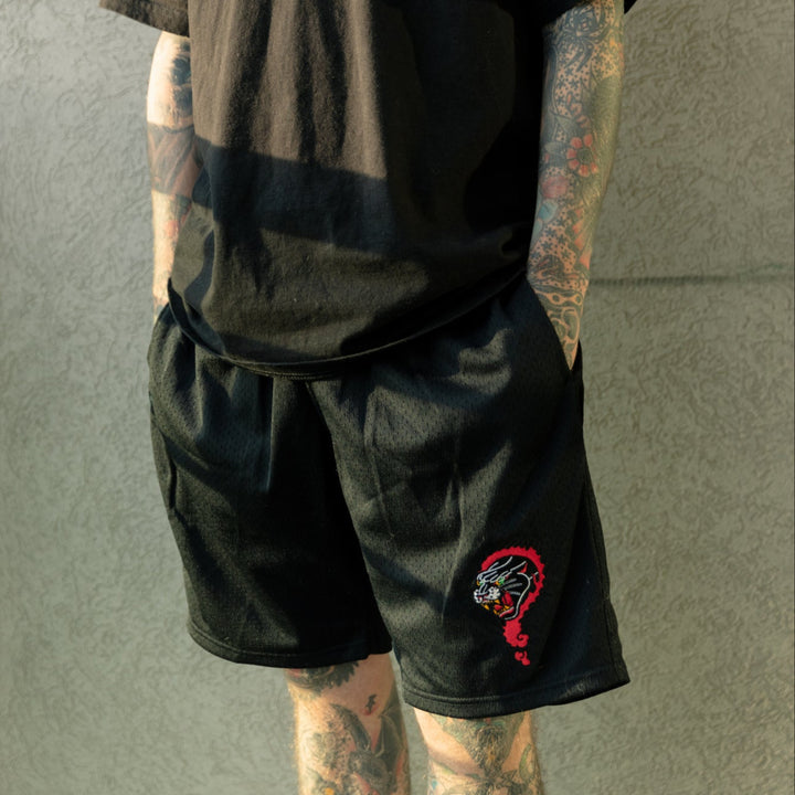 Burning Question Mesh Shorts