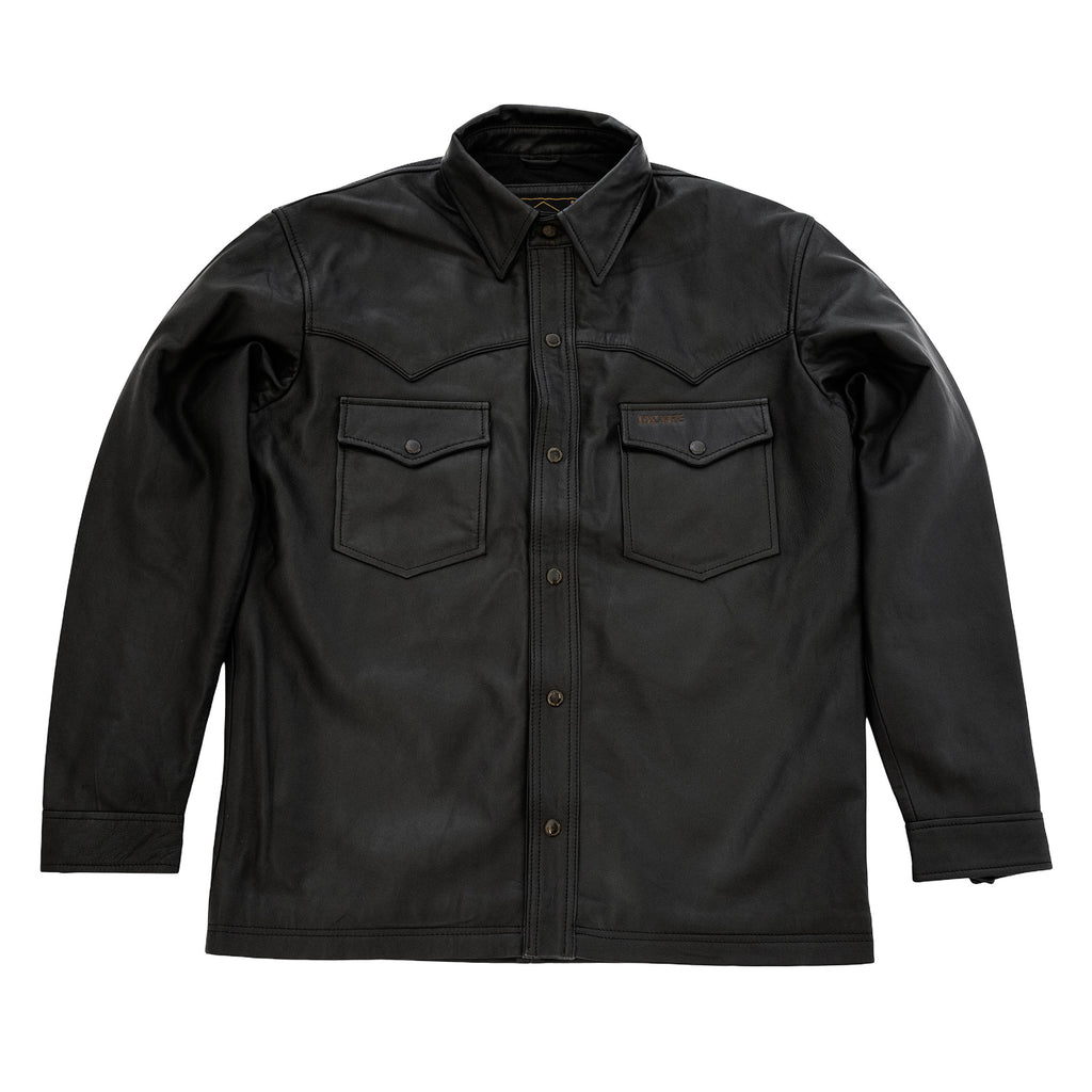 トップス Leather Shirt Black LL Italian Leather. Leather Shirt – Indestructible MFG