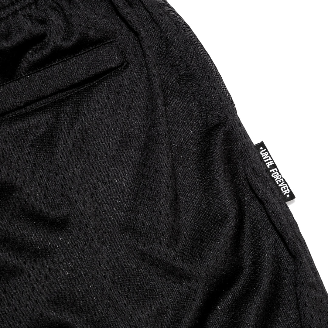 Burning Question Mesh Shorts