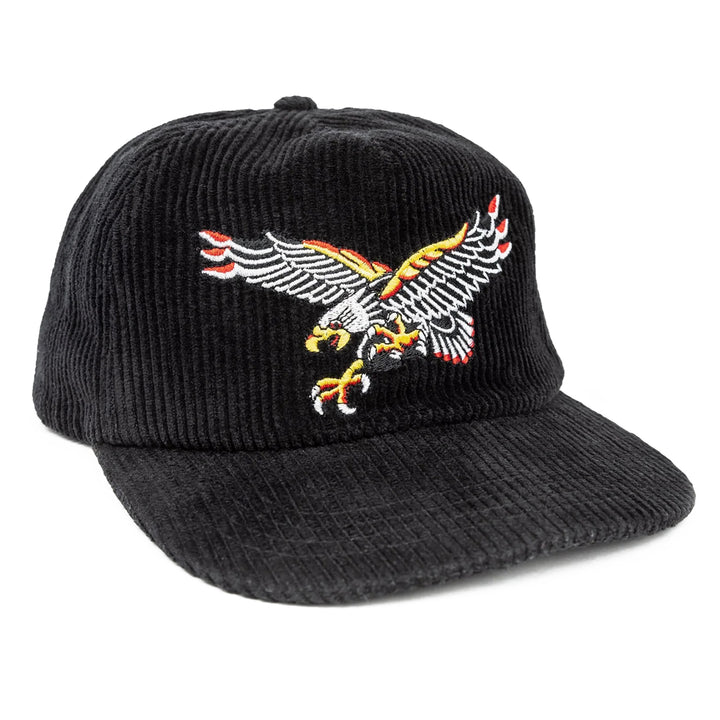 Snapback aus Cord mit Adler