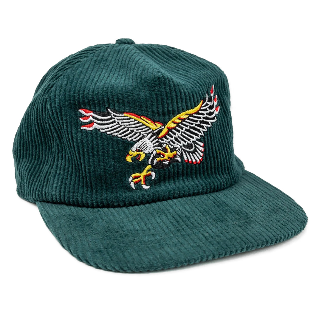 Snapback aus Cord mit Adler