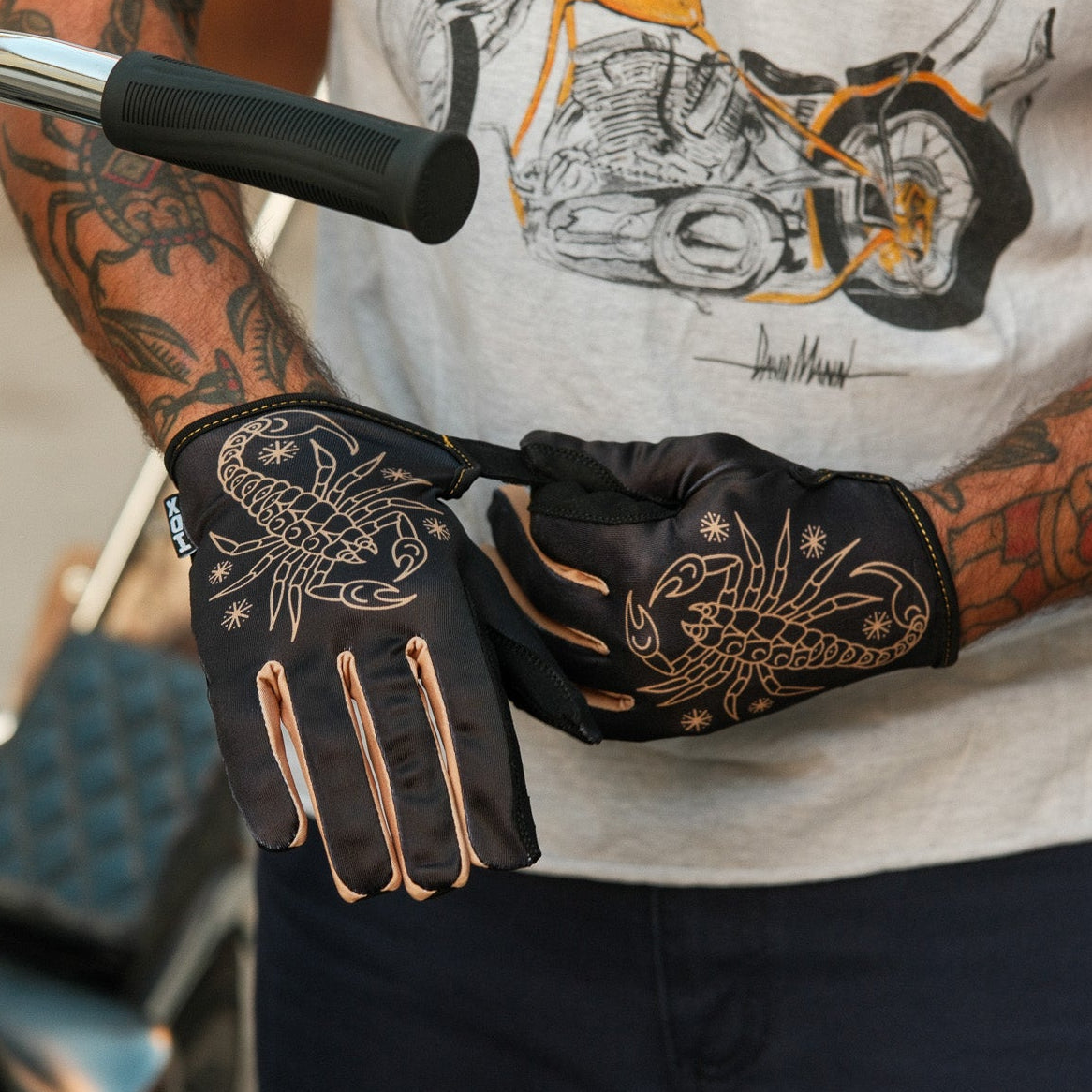 The Stinger MX Gloves - Motorcycle Riding Gloves – Indestructible MFG