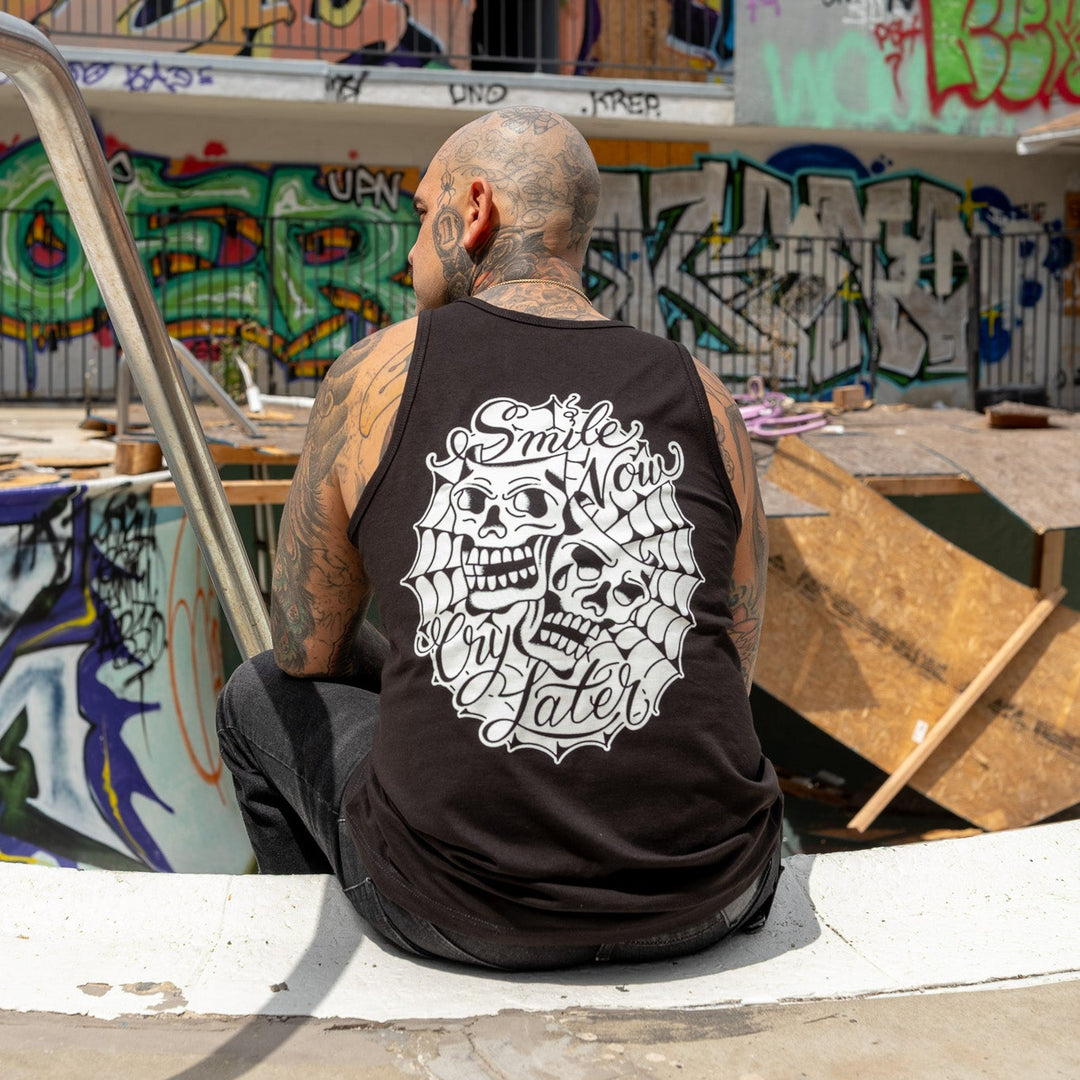 Smile Now Cry Later Tank - Indestructible MFG
