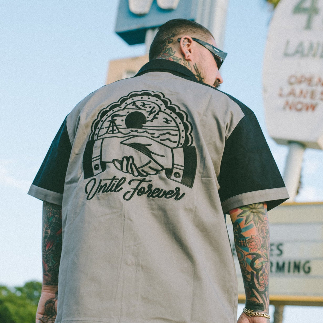 Hands Across The Sea Bowling Shirt