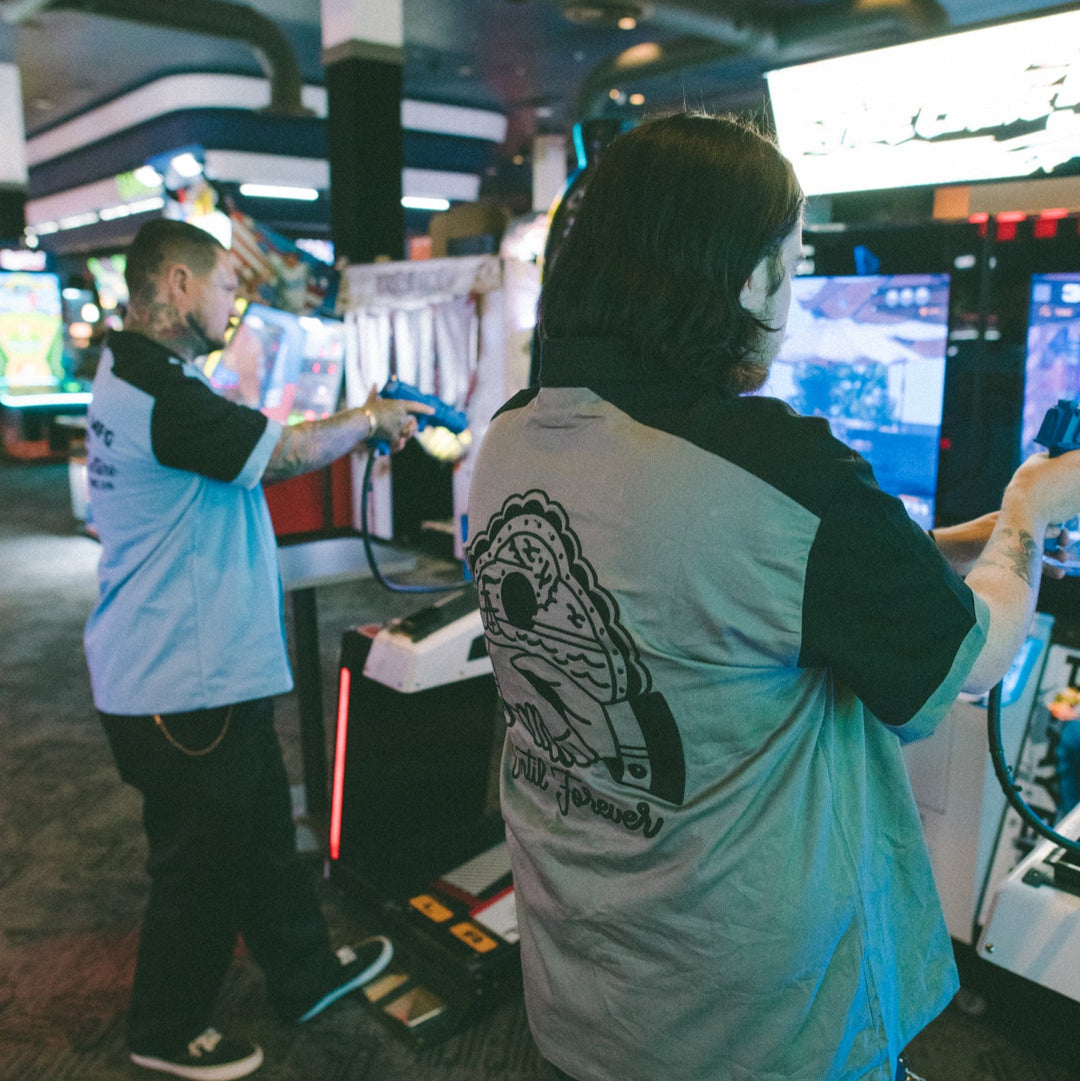 Hands Across The Sea Bowling Shirt