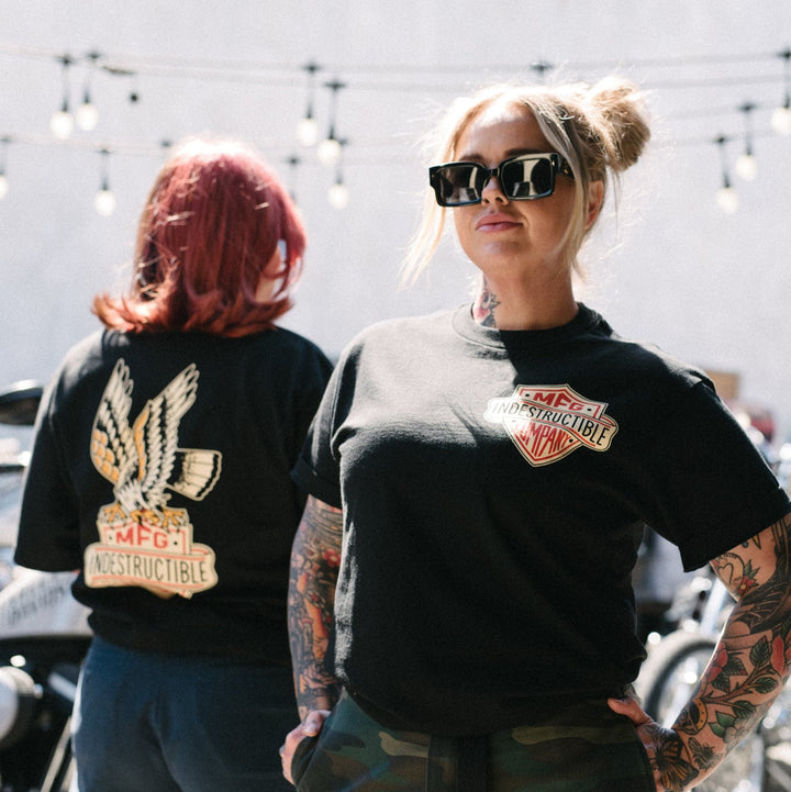 Banner &amp; Shield Tee - Indestructible MFG