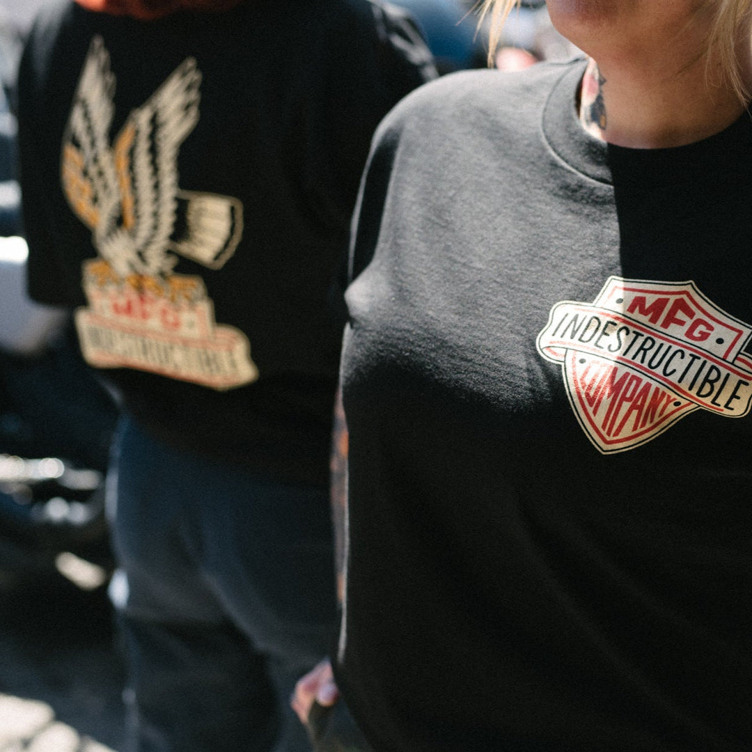 Banner &amp; Shield Tee - Indestructible MFG