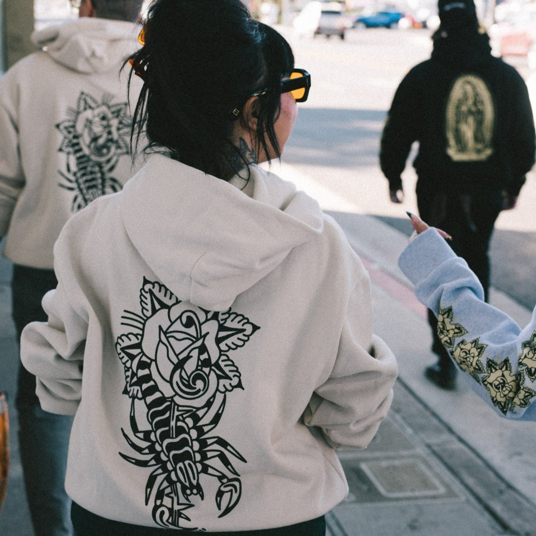 Scorpion Rose Hoodie