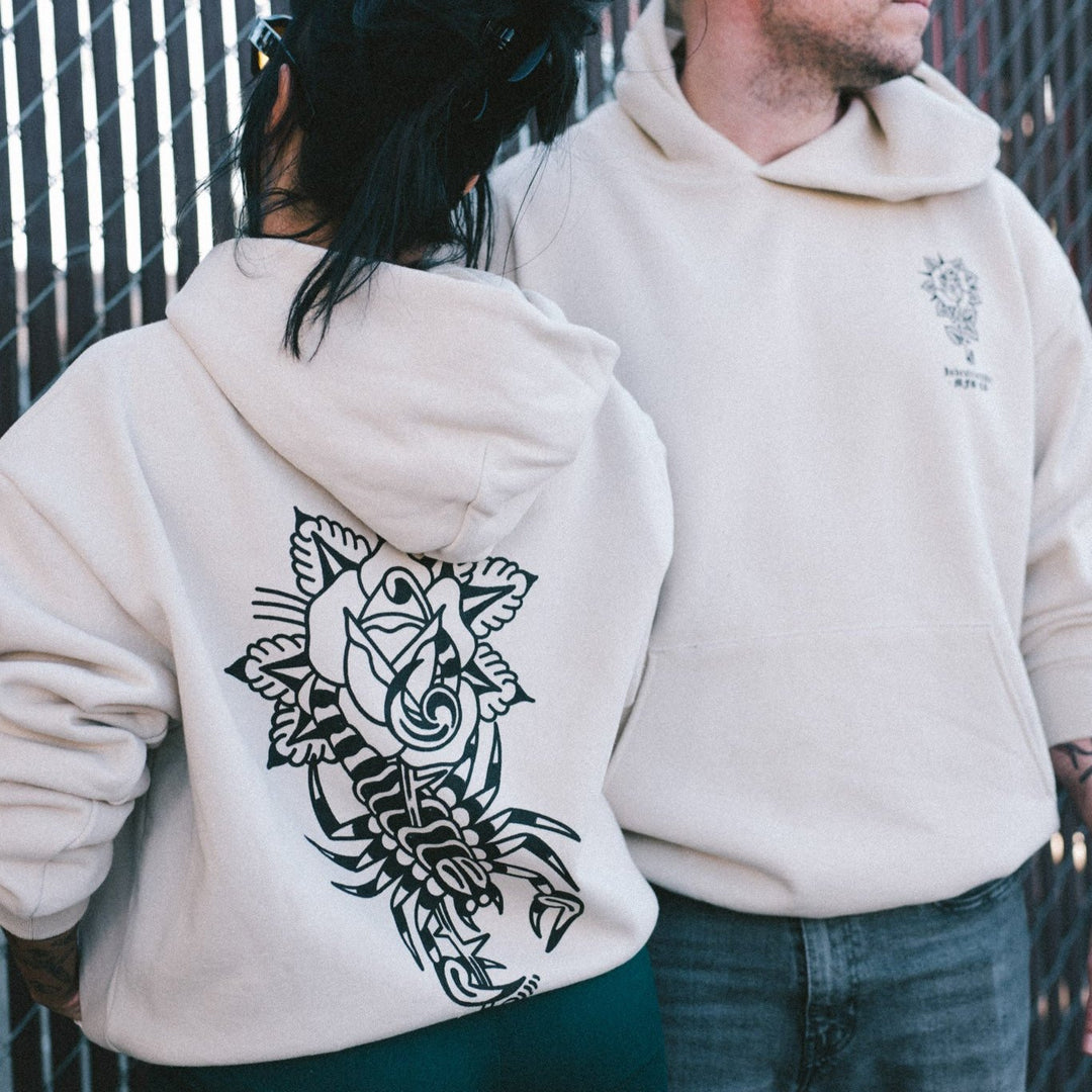 Scorpion Rose Hoodie