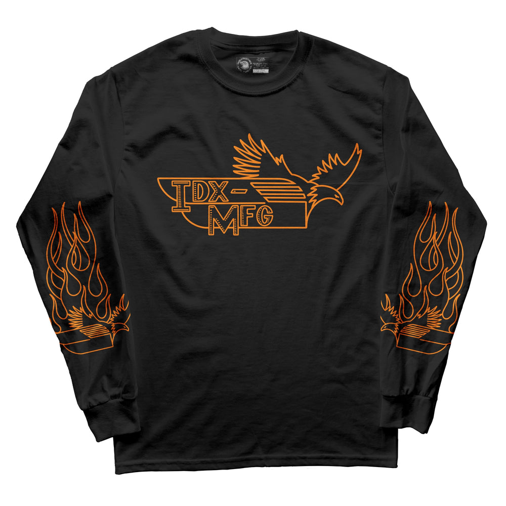 Eagle and Flames Long Sleeve - Indestructible MFG