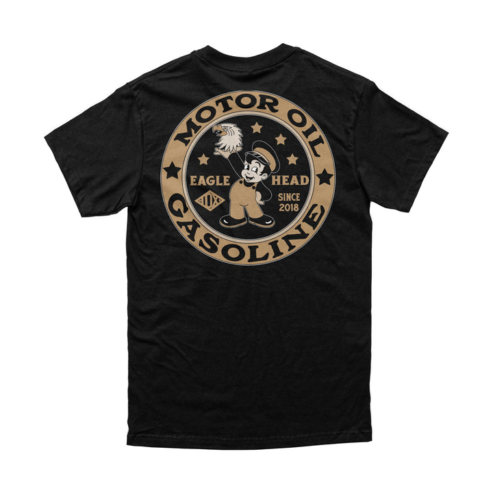 Eagle Head Gas and Oil Tee - Indestructible MFG
